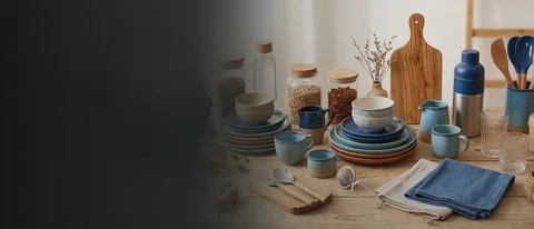 Vajilla, utensilios de cocina y artículos de bazar